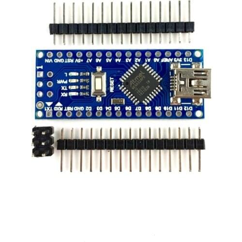 Hot sale ! 20pcs/lot Nano 3.0 controller compatible for arduino compatible nano CH340 USB driver NO CABLE Thinary Atmega328P