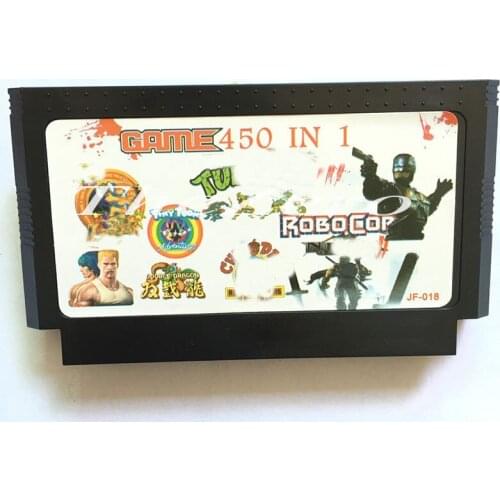 Game Contre Nnja Chp Dale Turts 450 IN 1 for 8 Bit Game Player Game Card for 60 PIN Cartridge Game Card