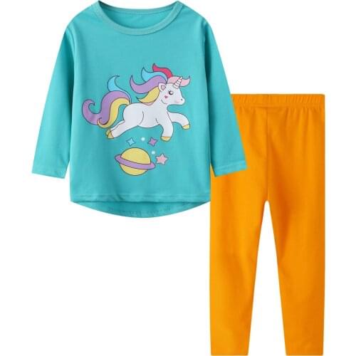 Girls clothing sets applique children clothing sets for 2-7T baby girl clothes autumn cotton 2 pcs set hot selling suits girl