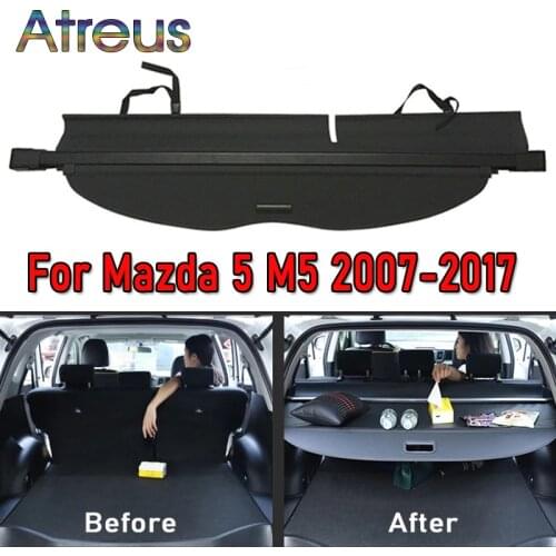 Trunk Parcel Shelf Cover for Mazda 5 M5 2021 2020 2019 2018 2017 2016 07-2015 Retractable Rear Racks Spacer Curtain Accessories