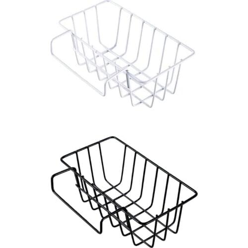 Metal Drain Basket Kitchen Sink Hanging Bathroom Dormitory Storage Rack Organizer Small Items Holder Storage Rack