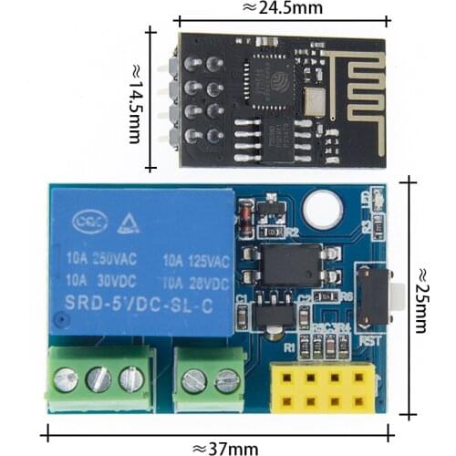 New ESP8266 ESP-01 5V WiFi Relay Module Things Smart Home Remote Control Switch for Phone APP ESP01 Wireless WIFI Module