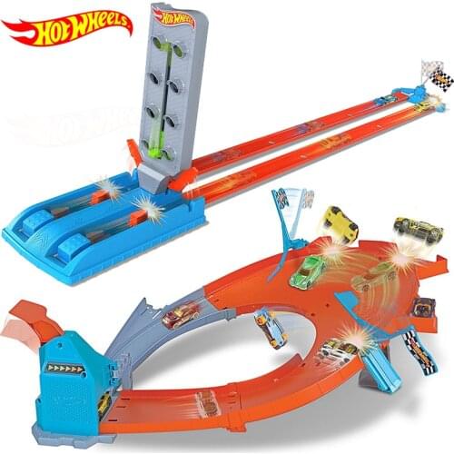 Original Hot Wheels Car Toys Tracks Champion Challenge Hotwheels Toys for Boys Car Drift Master Series Toys for Children Track