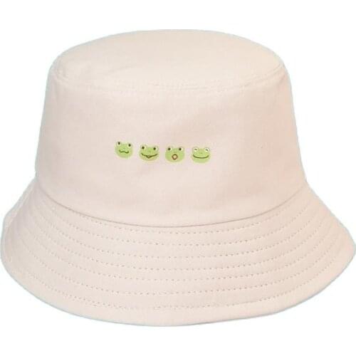 LDSLYJR 2021 new style fashion four frogs Bucket Hat Fisherman Hat outdoor travel hat Sun Cap Hats for Men and Women 243