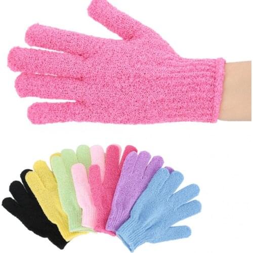 Bath Glove 7pcs Shower Body Deep Cleaning Exfoliating Skin Spa Massage Scrub Glove Bath Bomb Shower Cleaning Glove