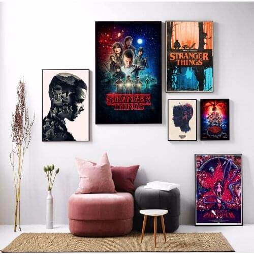 Stranger Things Movie Posters and Prints Wall art Decorative Picture Canvas Painting For Living Room Home Decor Unframed