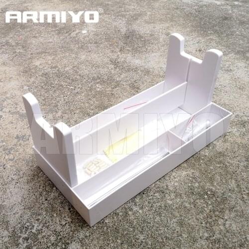 Armiyo Maintenance Cradle Gun Rack Cradle Holder With .177Cal .22Cal 4.5mm 5.56mm Cleaning Brush Rod Set Hunting Accessories