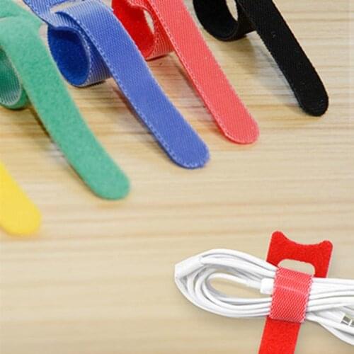 Releasable 50pcs Cable Ties Reusable Adjustable Cable Organizers Phone Cord Earphone Wires Nylon StrapsT-type Cable Tie Wire