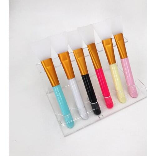 Makeup Silicone Facial Mask Brush Mud Cream Mixing Brush DIY Skin Care Make up Soft Facial Mask Brush Face Care Tool