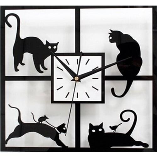 Special offer wall clock quartz watch acrylic mirror clocks stickers diy reloj pared living room europe needle still life