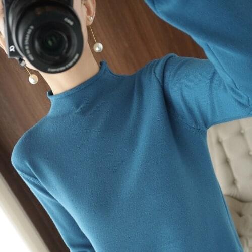 2020Autumn winter clothes Women New Cashmere Sweater Woman Knitted Sweater Fashion Turtleneck Women Loose Sweater Pullover Women