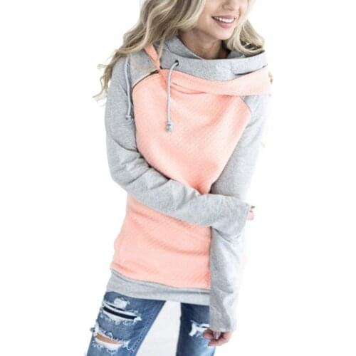 Oversize Hoodies Sweatshirts Women Pullover Hoodie Female Patchwork Double Hood Hooded Sweatshirt Autumn Coat Warm Hoody XXXL