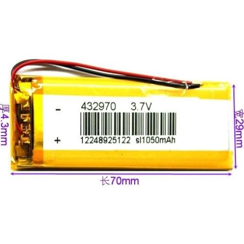 T1301T7303 SO1AFT V4SV6 V5 432970 Shanzhai domestic mobile phone built-in 3.7V lithium battery