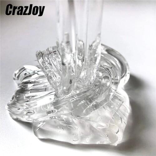 2021 Crystal Glue For Putty Transparent Slimes Clay Toys Cloud Slime Fluffy charms Plasticine Clay Light Polymer For Kids Toys