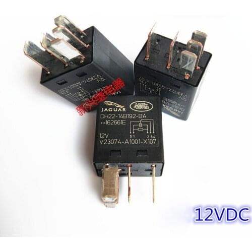 5pcs For Jaguar Land Rover Air Conditioning Fan Car Relay 5PIN12V V23074-A1001-X107 -X77 DH22-14B192-BA