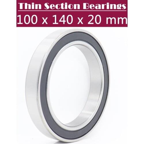 6920 2RS ABEC-1 100x140x20MM Metric Thin Section Bearings 61920RS 6920RS