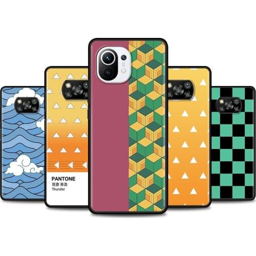 Case For Poco X3 M3 Pro NFC F1 Caso Para for Mi Note 10 Lite Capa for Mi CC9 Pro CC9E A3 A2 Demon Slayer Tomioka Giyuu haori