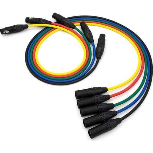 Hifi xlr cable male and female microphone balanced microphone cable purely hand-made using mogami 2549 wire Neutrik Gold Plugs