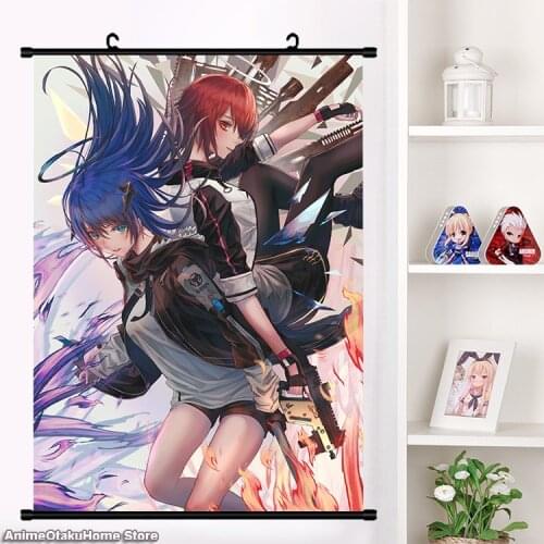 Game Arknights Hoshiguma Chen Exusiai mostima Wall Scroll Mural Poster Wall Hanging Poster Fashion Home Decor Collection Art