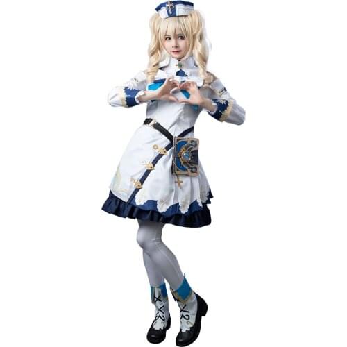 Game Genshin Impact Barbara Cosplay Costume mp006283