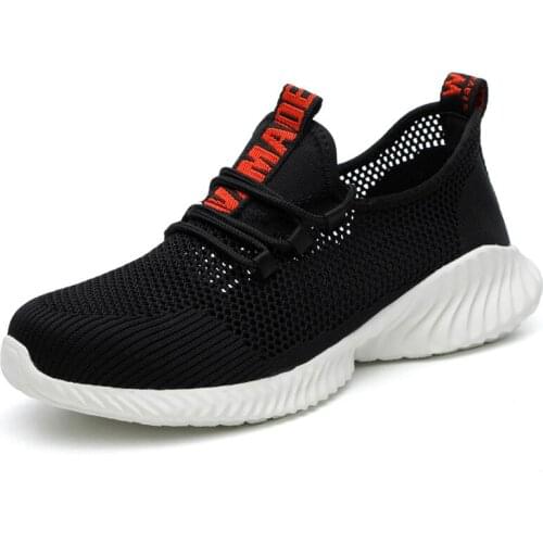Summer Work Safety Shoes Women Steel Toe Indestructible Shoes Unisex AIR Mesh Sneakers Men Puncture Proof Work Safety Boots