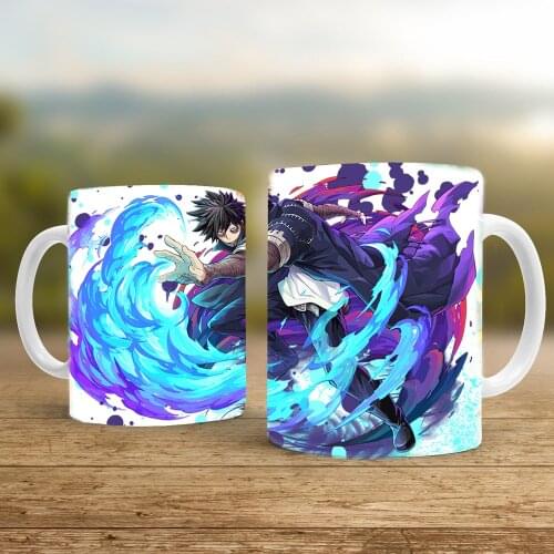 My Hero Academia Dabi 350ml White Ceramic Creative Coffee Mugs and Christmas Gift Milk Cups