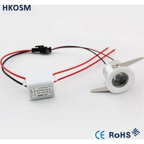 Mini led cabinet light 3W mini led downlight AC85-265V Mini round led spot light white or Warm white RoHS CE