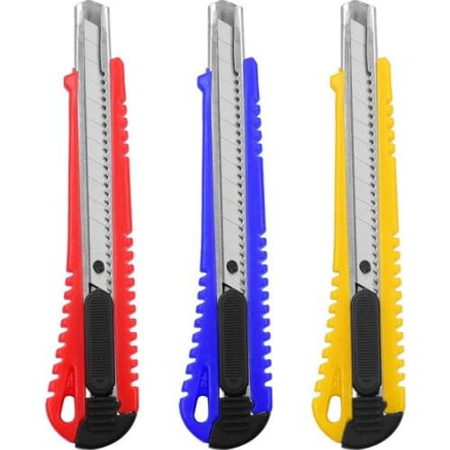 MINI Fizz Stainless steel Art Knife Gold Metal Blade Self-Locking Design Sharp Angle With Fracture Knife Cutter For Home