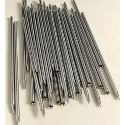 4mm*160mm SUS304 Food Touch Grade One End Pointed Head Closed Thermometer Thermocouple Protection Probe tube, 50pcs / lot