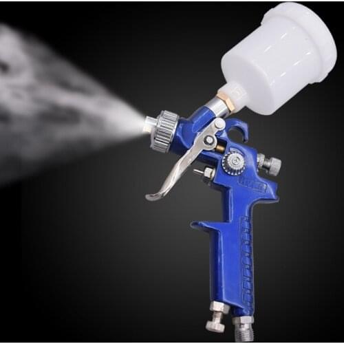 HVLP H-2000 Spray Gun 0.8mm 1.0mm Steel Nozzle Paint Spray Gun Professional Airbrush Spray Gun for Cars Painting Furnitures DIY