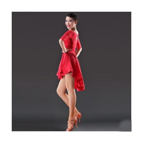 Latin Dance Dress Sexy Silky Velvet franjas roupas danskleding Dancing Shirts Tanzrock Latein Samba vestido baile latino mujer