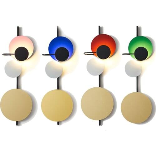 Nordic simple design coffee shop milk tea shop chic warm living room bedroom bedside led star wall lamp