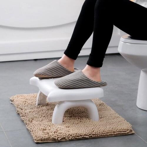 1Pc Home Folding Squatting Stool Thicken Folding Toilet Stool Kids Household Footstool for Home Bathroom Bathroom