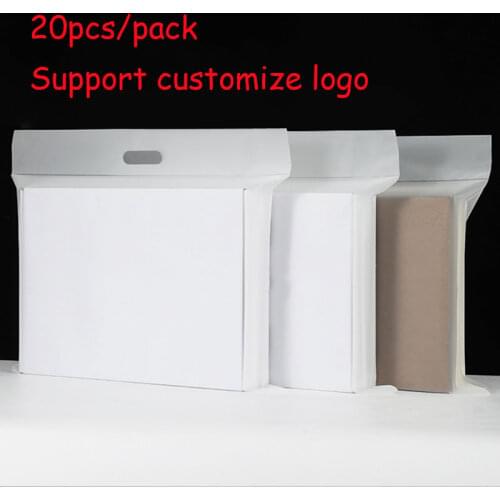 20Pcs/Pack Translucent Courier Bags Matte Thicken Self Seal Clothing Envelope Bags Waterproof 20 Wires Mailer Postal Mailing Bag
