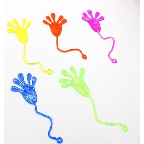 5Pcs Elastically Stretchable Sticky Palm Climbing Tricky Hands Toys