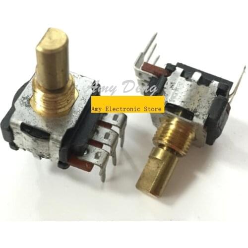 5pcs/lot The encoder with switch 16 posioning number VAA5F161B2 15MM long axis belt pressing switch