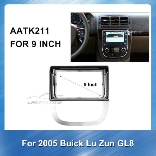 Car Radio Fascia Frame Dash Panel for Buick Luzun GL8 2005 Stereo Panel Bezel Trim kit Dash Mount Trim Installation Kit Frame