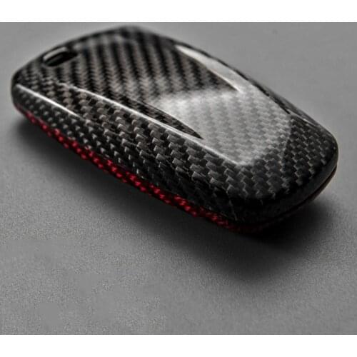 Dry Carbon Fiber Car Key Fob Cover Car Case Bag For BMW 1 2 3 4 5 6 7 M2 X3 X4 Series 3 5GT F20 F22 F30 F82 F10 F12 F02 F25 F26