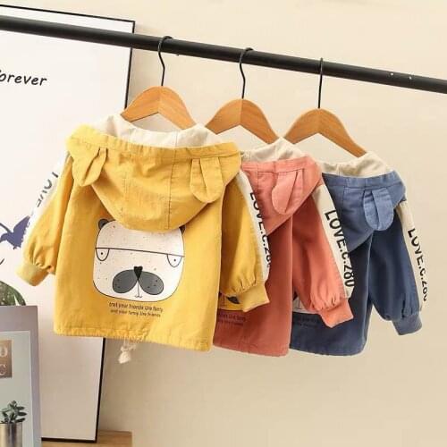 Kids Coat Children Clothing Spring and Autumn Boys Jacket New Korean Version 1-5 Years Old Girls Coats