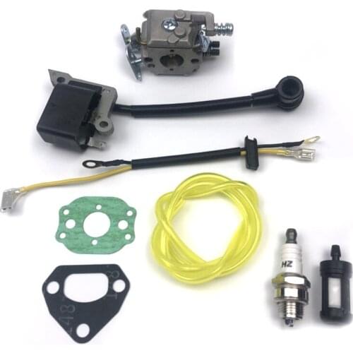 Carburetor Gasket Ignition Coil for HUSQVARNA 136 137 141 142 36 41 Chain Saw Parts Zama Walbro Power Tool Repair Kit