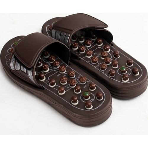 Massage Slipper Shoes Unisex Summer Slipper Acupoint Healthcare Slipper Health Rotating Accupressure Foot Slippers Men&Women