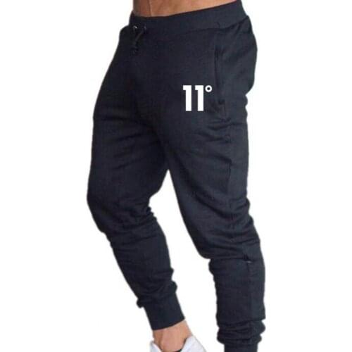 Sports Pants Drawstring Number Print Ankle Tied Cotton Blend Men Pockets Slim Trousers Sweatpants for Fitness Pockets Pants