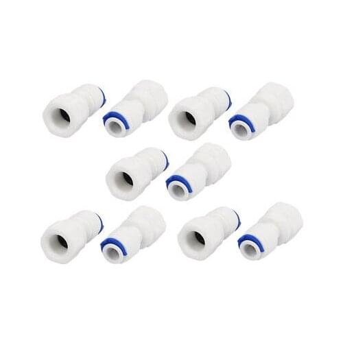 1/4-inch Push Fit Tube x M12 Thread Quick Connect 10pcs for RO Water Faucet