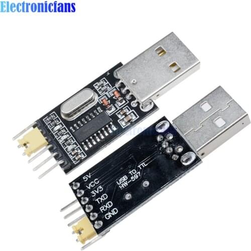 USB to TTL Converter UART Module CH340G CH340 Converter Module 3.3V 5V Switch Replace Pl2303 CP2102