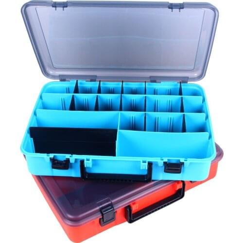 Fishing Supplies Waterproof Fishing Tackle Box Large Capacity Fishing Accessories Tool Storage Box Fish Hook Lure Fake Bait Box