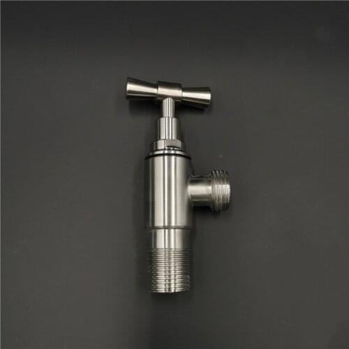 1PC Angle Valve 304 Stainless Steel G1/2' Water Heater Toilet Inlet Water Stop Valve Faucet Angle Valve