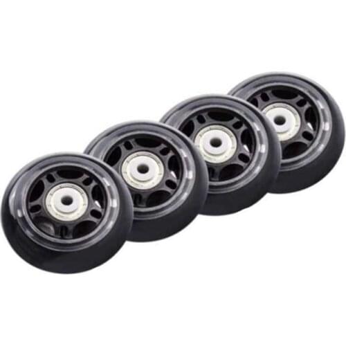 4Pcs Roller Skates Non-Flashing Wheel Skate Wheel 70X24mm Bearing Skate Accessories Non-Slip