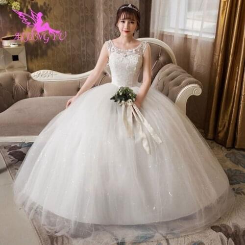 AIJINGYU dresses plus size party wedding dress 2021 bridal WU264