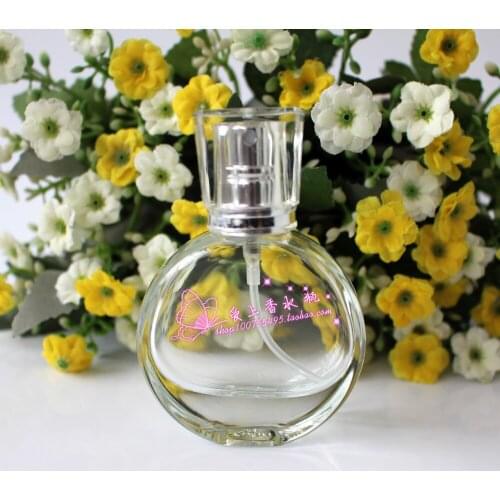 DHL Free 20CC Glass Perfume Atomizer 20ML Perfume Bottle Cosmetics Spray Bottles Empty Clear Parfum Packaging Bottle 100pcs/Lot