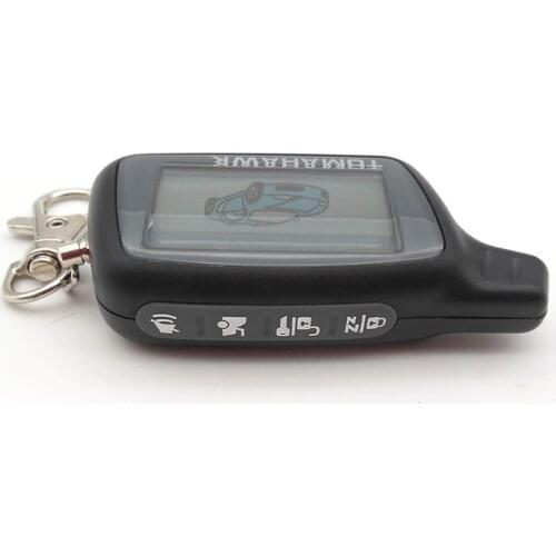X5 LCD Remote Control Key Fob For Russian Version Vehicle Security Two way car alarm system TOMAHAWK X5 Keychain
